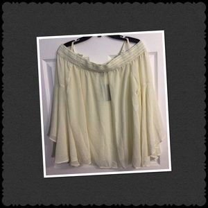 Women’s Fashion Top Print Off The Shoulder.